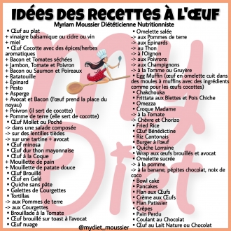 Memo cuisson des oeufs