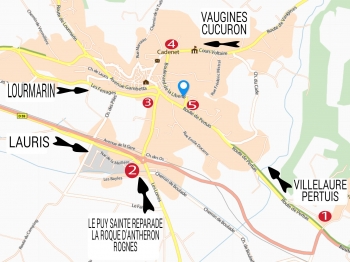 Plan d'accès Cadenet