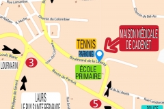 Plan d'accès Cadenet