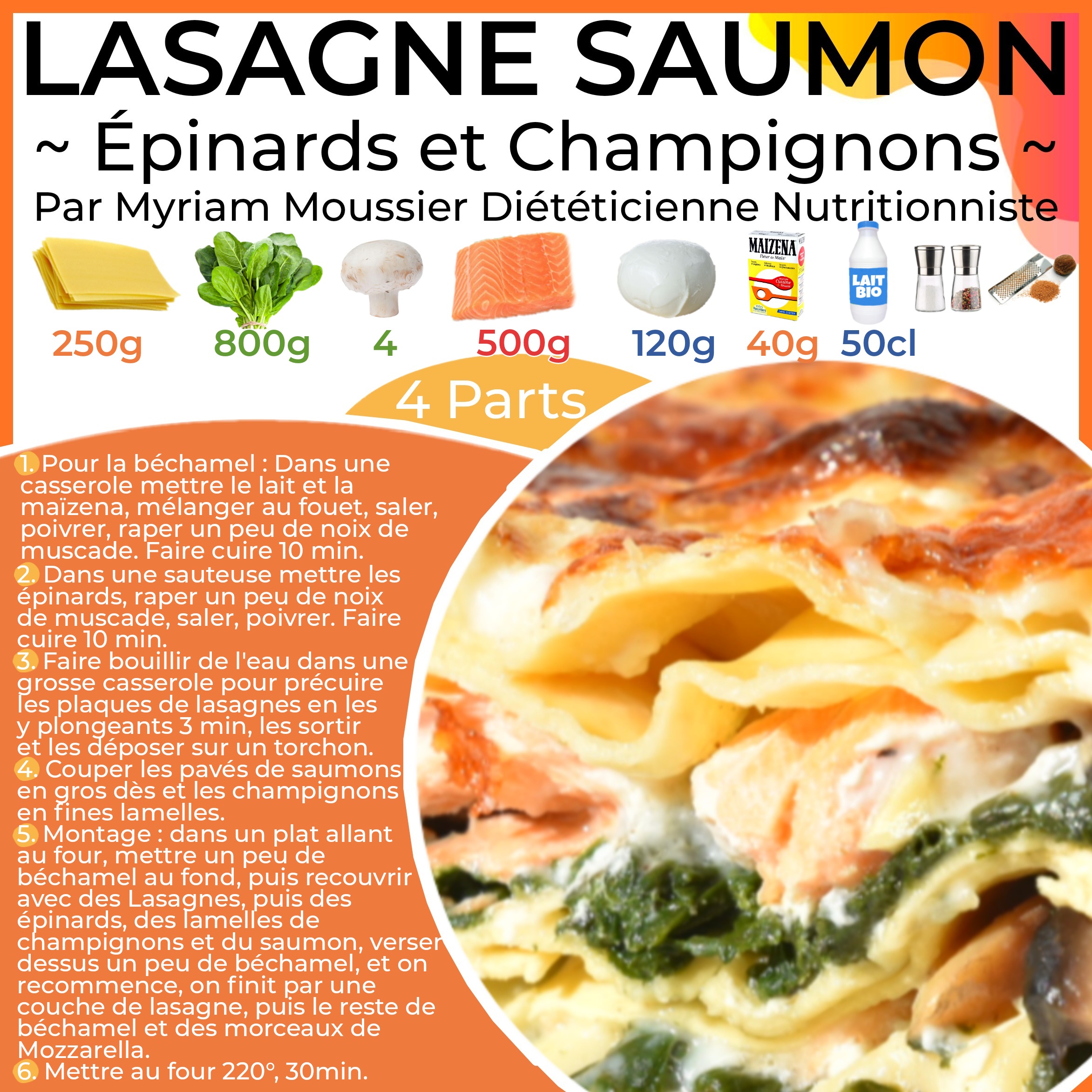 Lasagne saumon