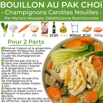 Bouillon au pak choï