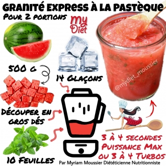 Granité express à la pastèque