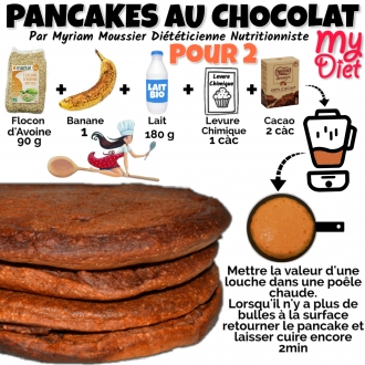 Pancakes au chocolat